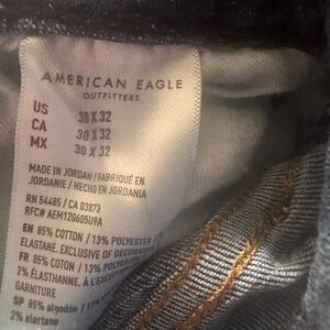 American Eagle Outfitters Slim Straight Jeans - Blue